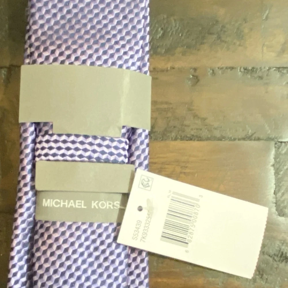 Michael Kors Purple Design Tie NEW with Tags